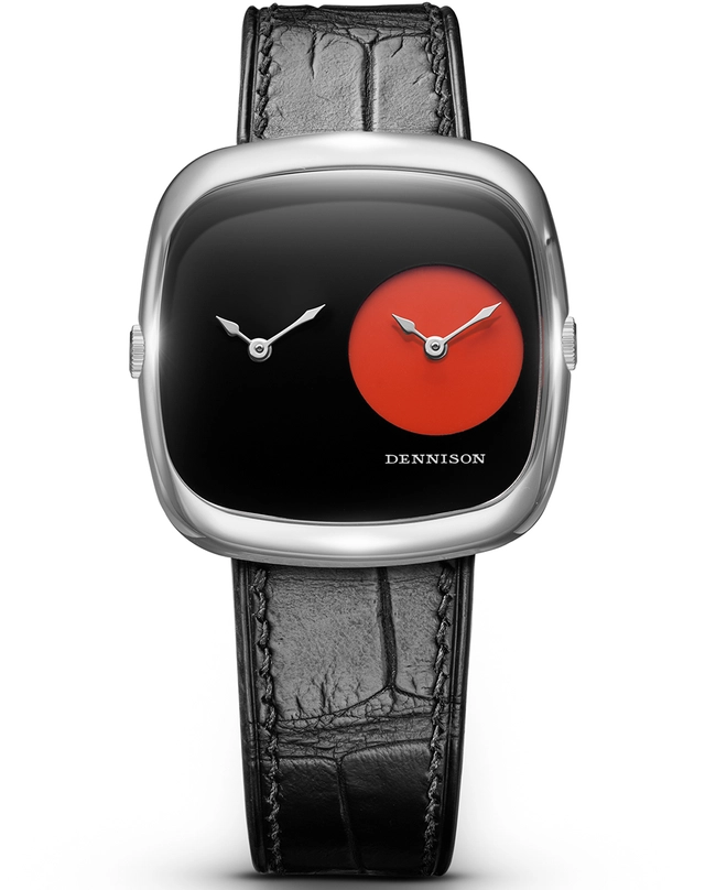 Dennison – ALD Dual Time Capsule Collection II, elegante Uhr mit zwei Zeitanzeigen