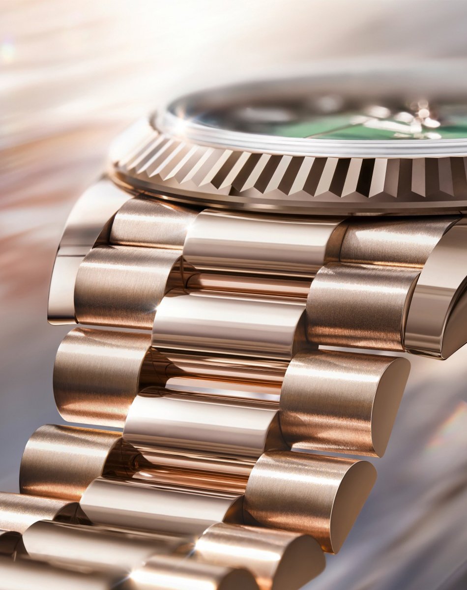 Rolex Day-Date 40, Golduhr mit Datums- und Tagesanzeige