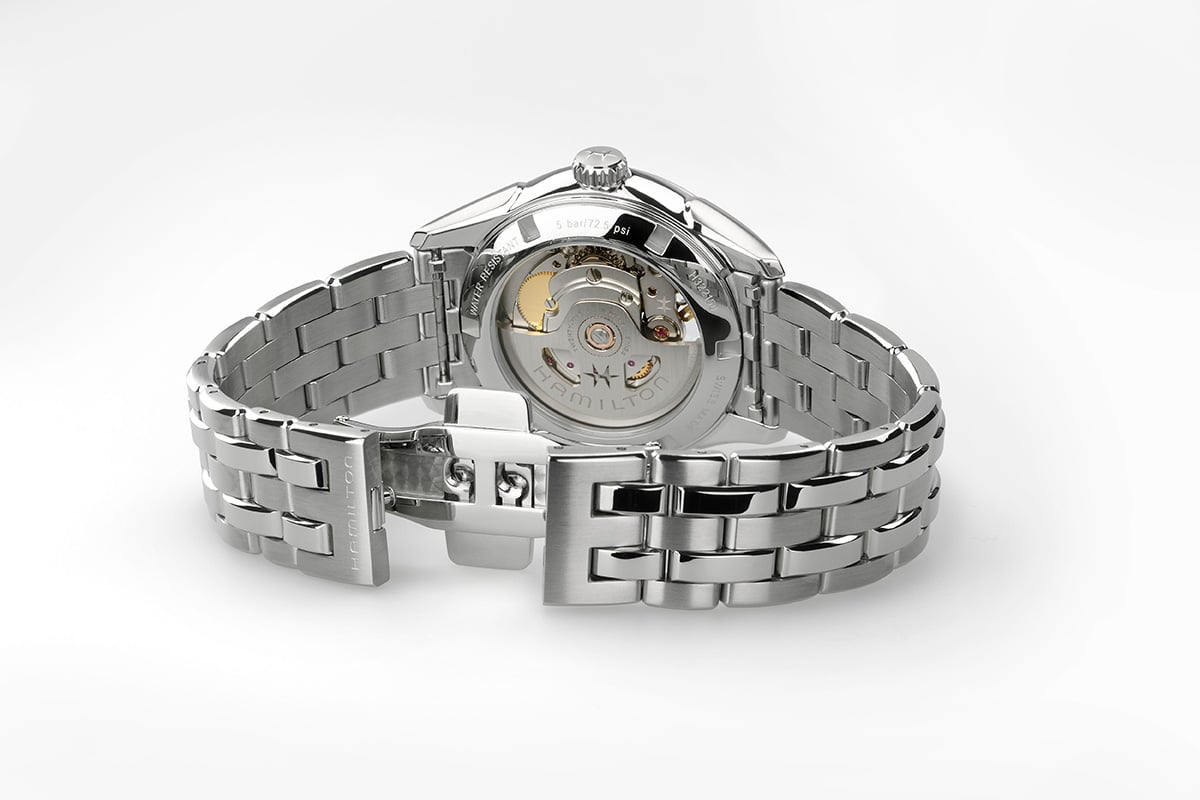 Hamilton: Jazzmaster Open Heart Auto, Ref. H32215101, Boden