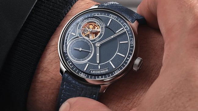 Bernhard Lederer, Luxusuhr mit neuartiger Hemmung