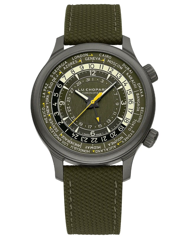 Chopard – L.U.C Time Traveler One, Reiseuhr mit dunkler, taktisch anmutender Optik