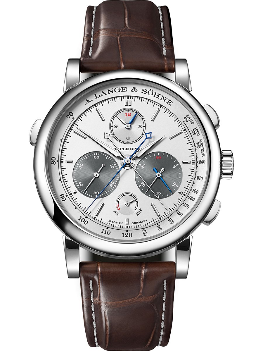 A. Lange & Söhne Triple Split: Frontansicht Uhr