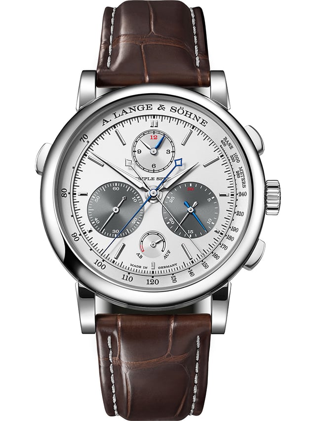 A. Lange & Söhne Triple Split: Frontansicht Uhr