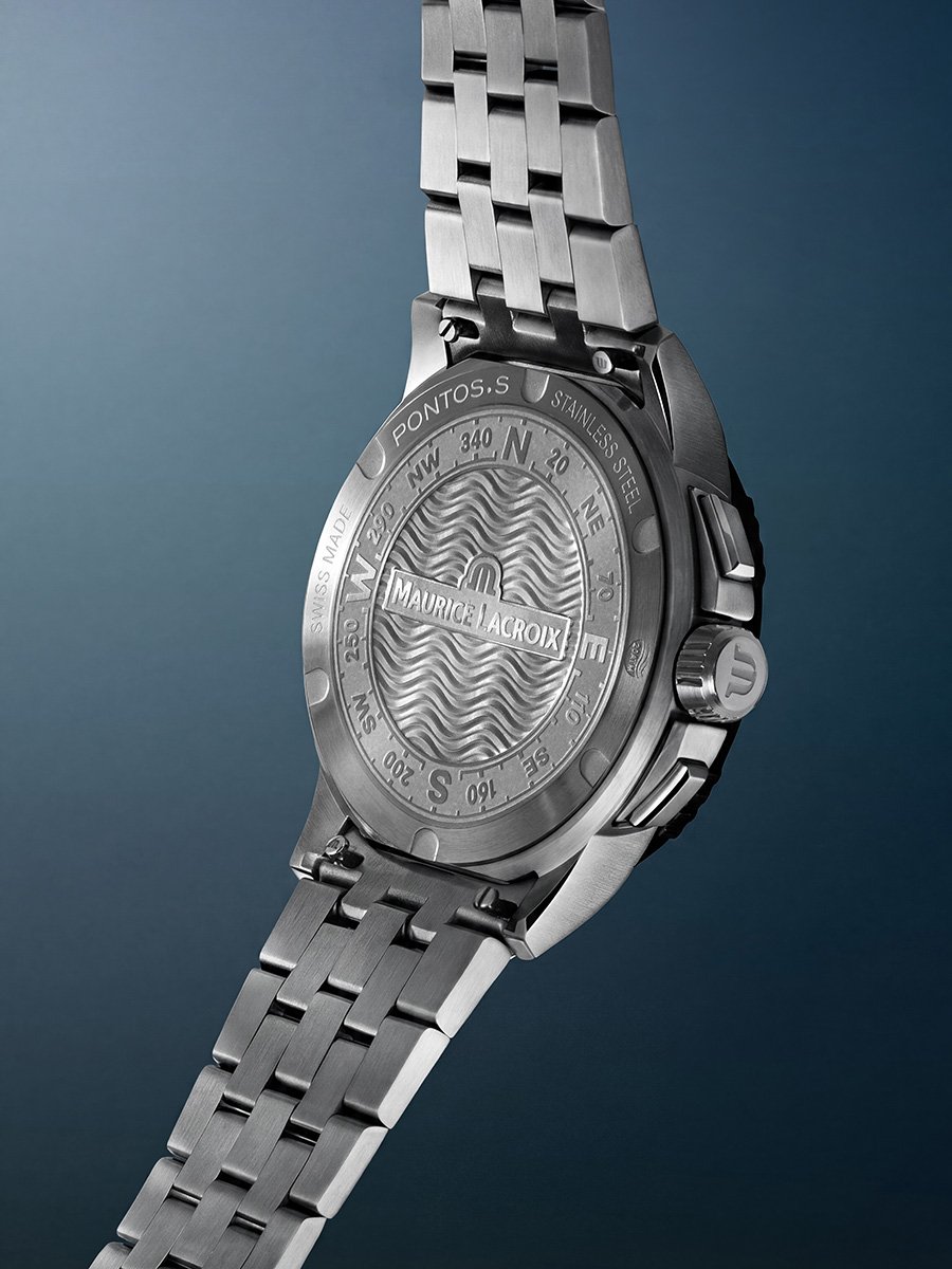 Maurice Lacroix Pontos S Solar Chronograph, Gehäuseboden