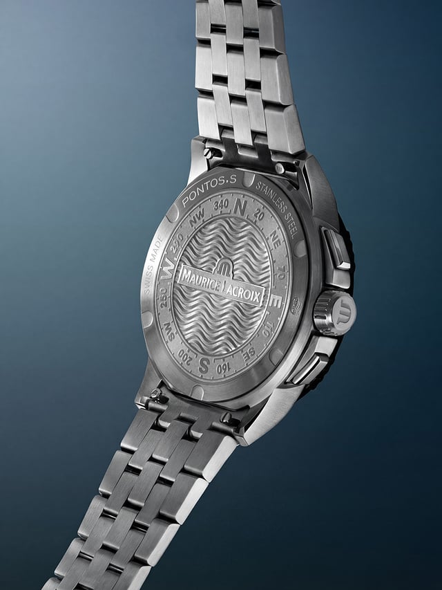 Maurice Lacroix Pontos S Solar Chronograph, Gehäuseboden