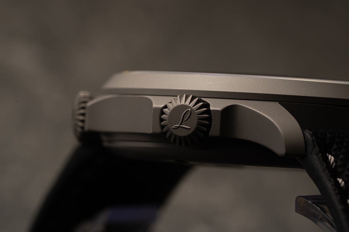 Laco Frankfurt 40 GMT: Detailaufnahme Krone