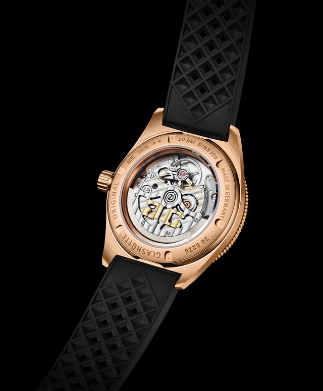 Glashuette_Original_SeaQ Rotgold, Boden