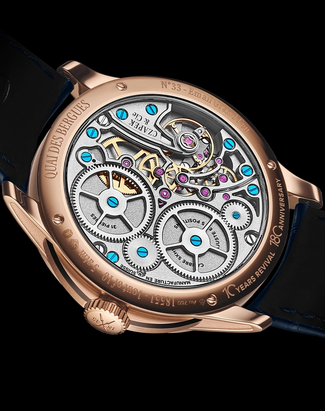 Czapek – Quai des Bergues Sursum Corda, Luxusuhr in limitierter Ausführung mit weißem Zifferblatt und Lederband