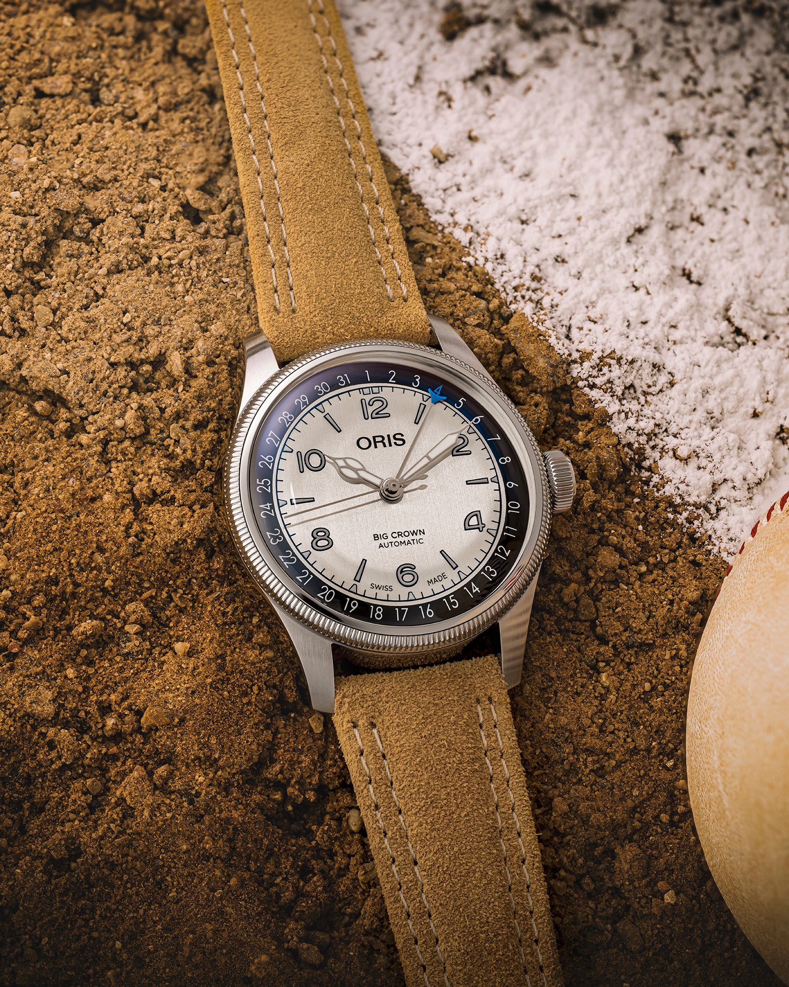 Oris Lou Gehrig Limited Edition, Uhr liegend