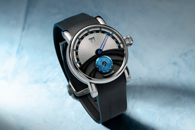Chronoswiss – Delphis Glacier, automatische Titanuhr mit springender Stunde und Regulator-Komplikation