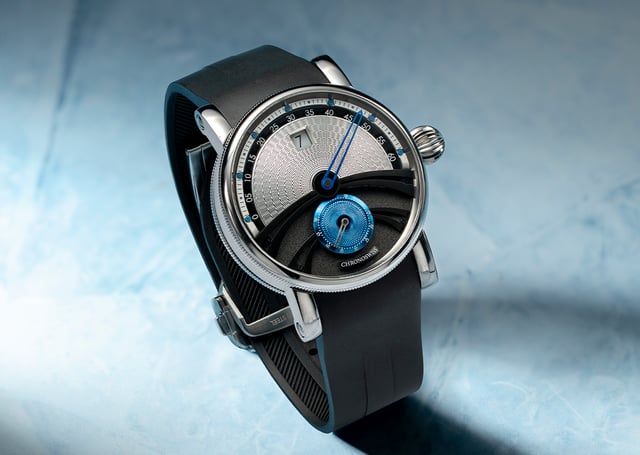 Chronoswiss – Delphis Glacier, automatische Titanuhr mit springender Stunde und Regulator-Komplikation