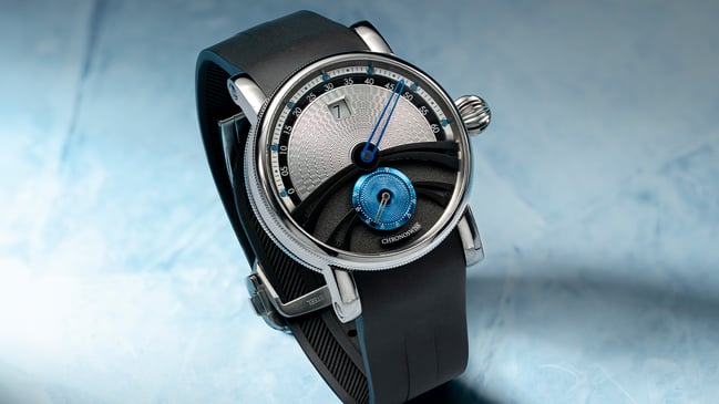 Chronoswiss – Delphis Glacier, automatische Titanuhr mit springender Stunde und Regulator-Komplikation