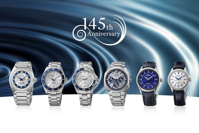 Die Uhren aus der Seiko 145. Jubiläum Limited Edition