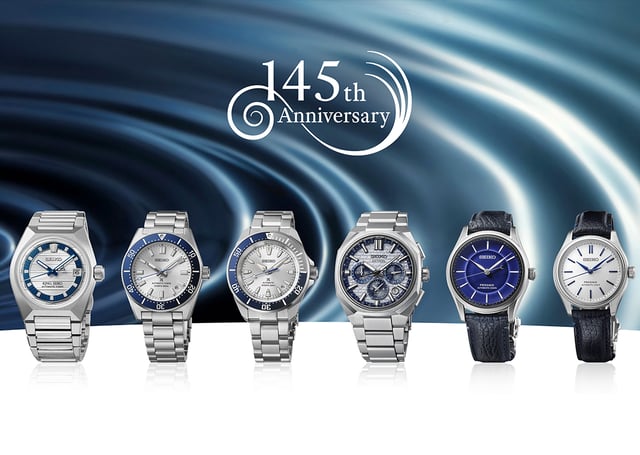 Die Uhren aus der Seiko 145. Jubiläum Limited Edition