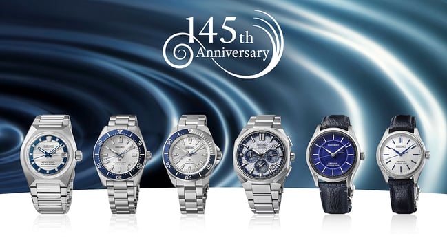 Die Uhren aus der Seiko 145. Jubiläum Limited Edition