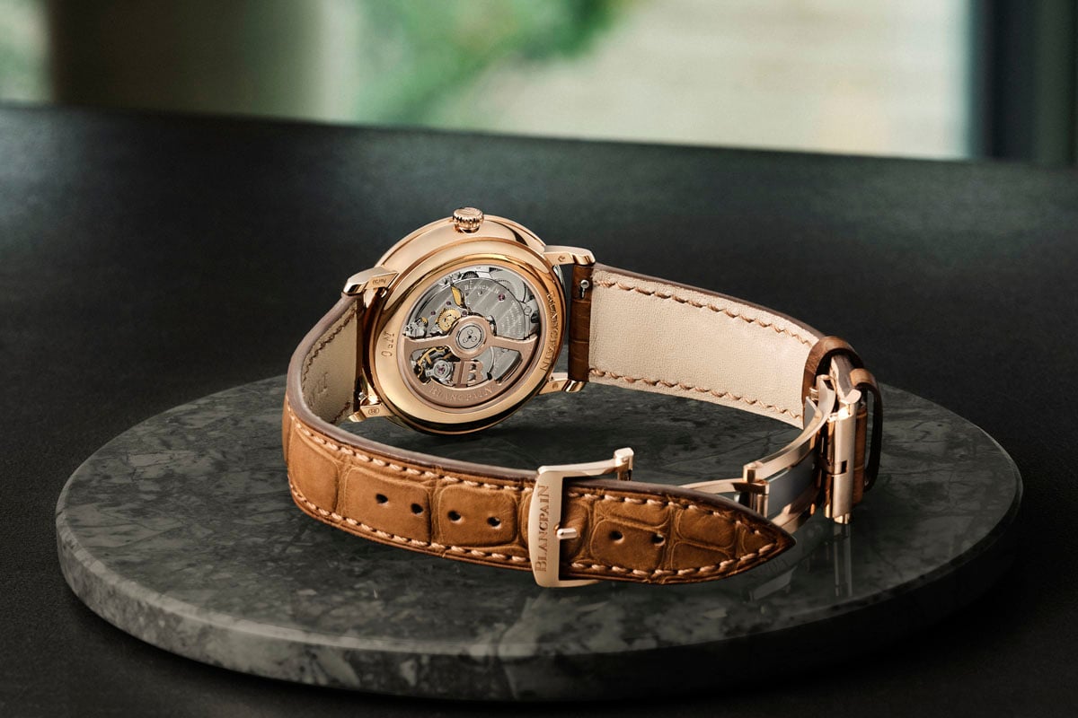Blancpain Villeret Ultraplate 38 mm Gold Rückseite