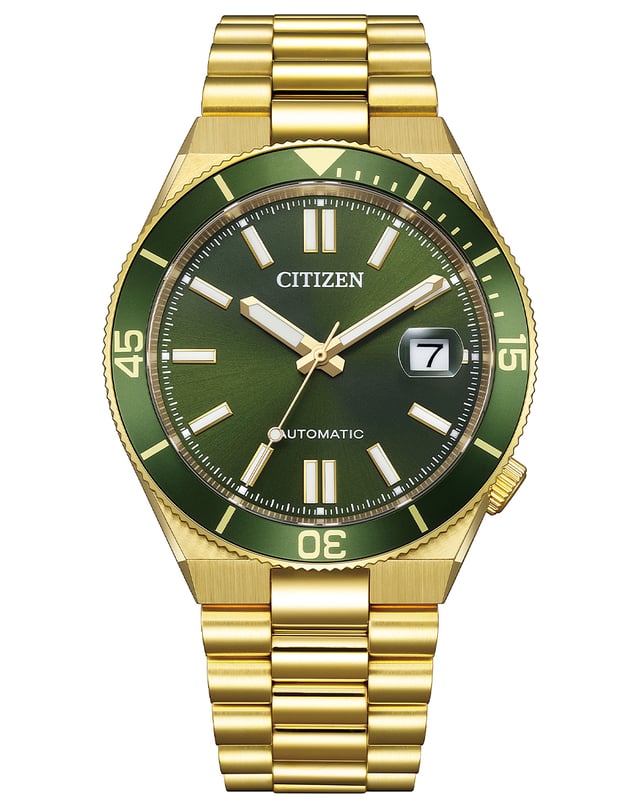 Citizen – Tsuyosa Shore, Edelstahluhr im Taucheruhren-Stil