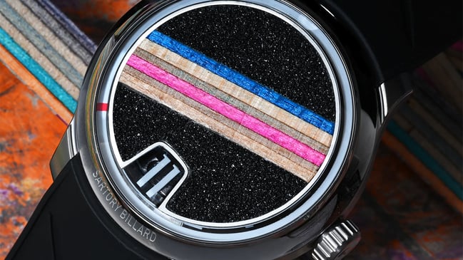 Sartory Billard, ausgefallene Uhr mit springender Stunde