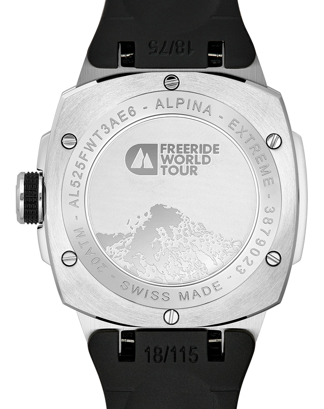 Alpina – Alpiner Extreme Automatic Freeride World Tour Special Edition, Sportuhr aus Edelstahl mit Automatikwerk