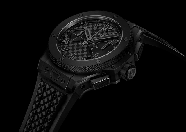 Hublot – Big Bang Titanium Grey Ahmed Seddiqi 75th Anniversary, schwarze Sonderedition mit Automatikwerk