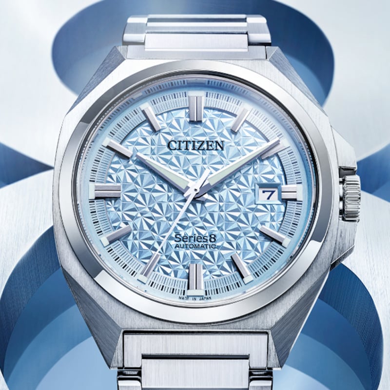 Citizen Series 8 831 NB6051-59L, Detailansicht Zifferblatt