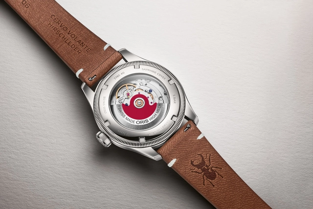 Oris x Cervo Volante Big Crown Automatic orange Boden