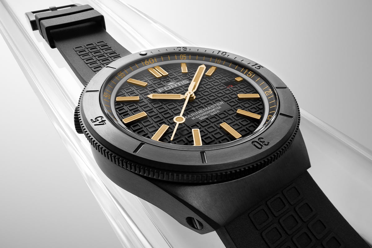 Fortis – Marinemaster M-44 DLC, Taucheruhr mit Automatikkaliber