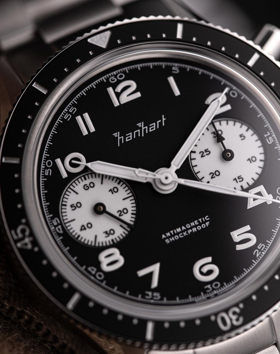 Hanhart 415 ES Reverse Panda Detail