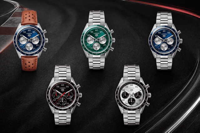alle versionen der neuen TAG Heuer Carrera Chronograph Sport