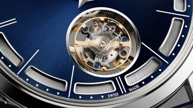 Tourbillon der Jaeger-LeCoultre Master Hybris Mechanica Calibre 362