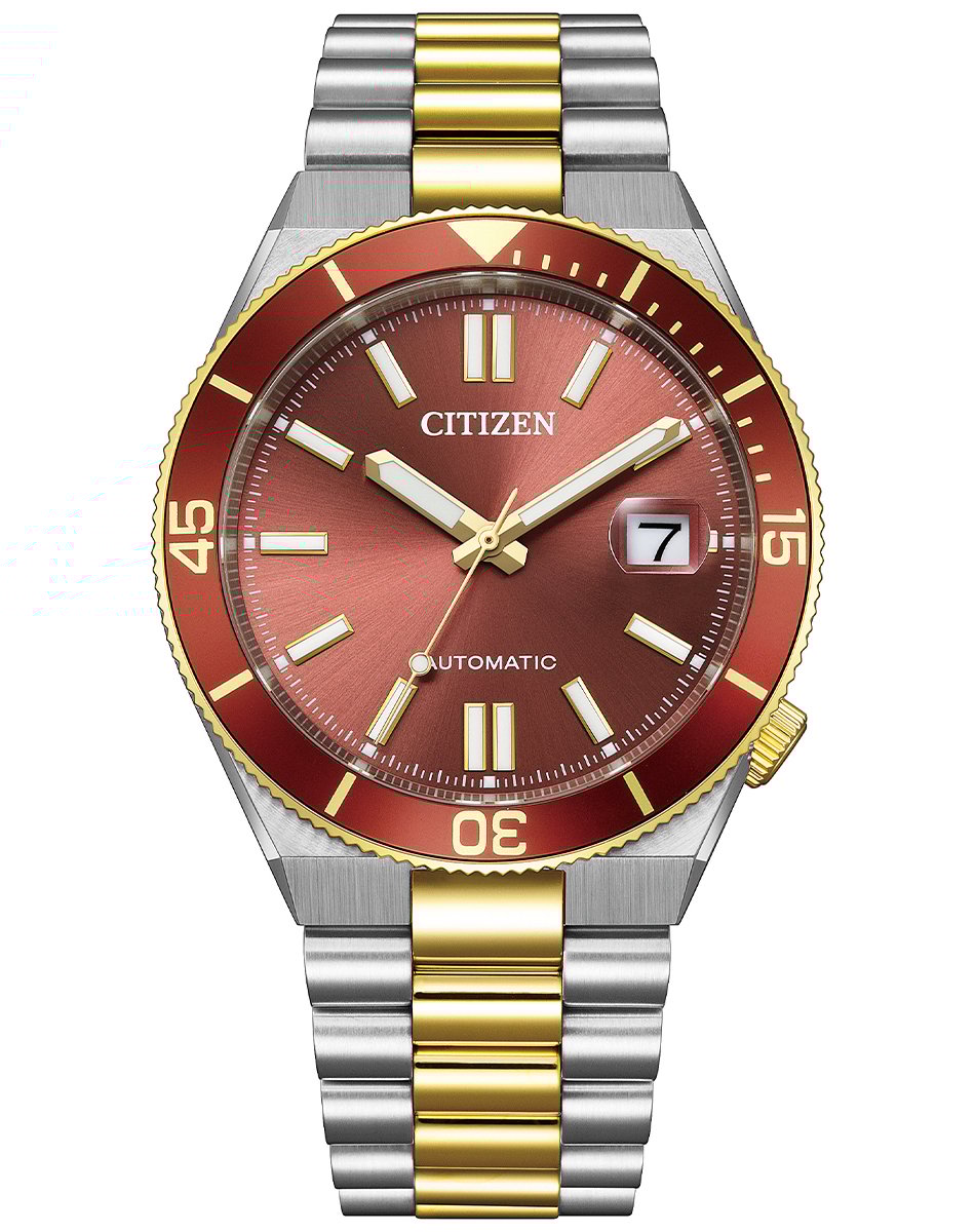 Citizen – Tsuyosa Shore, Edelstahluhr im Taucheruhren-Stil