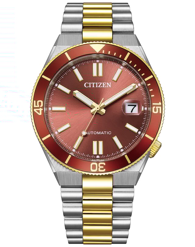 Citizen – Tsuyosa Shore, Edelstahluhr im Taucheruhren-Stil