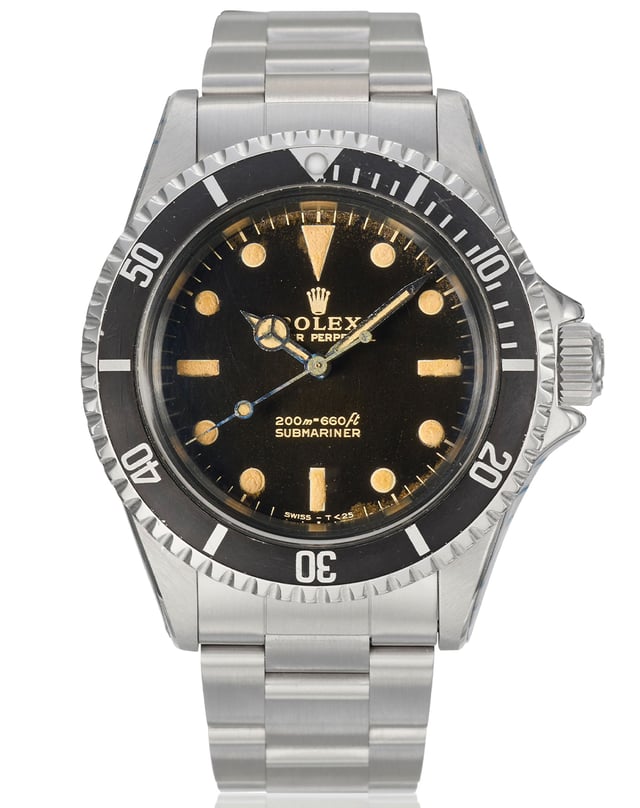  Rolex Submariner Ref. 5513 (ca. 1965), Taucheruhr mit Automatikkaliber