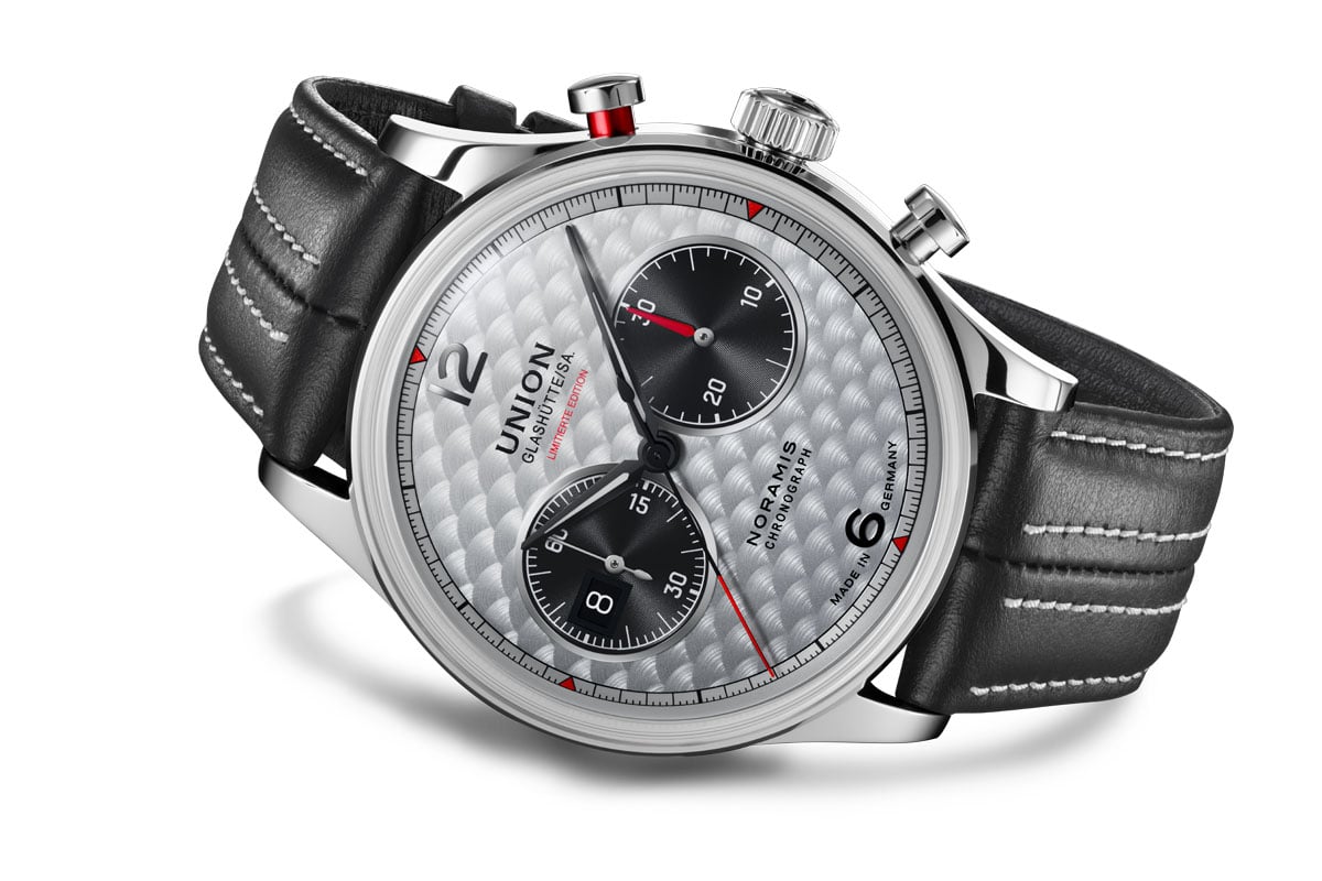Union Glashütte Noramis Chronograph LE Sachsen Classic 2025 liegend