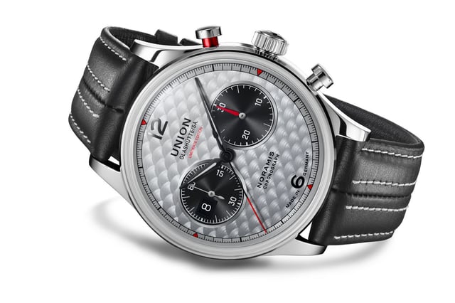 Union Glashütte Noramis Chronograph LE Sachsen Classic 2025 liegend