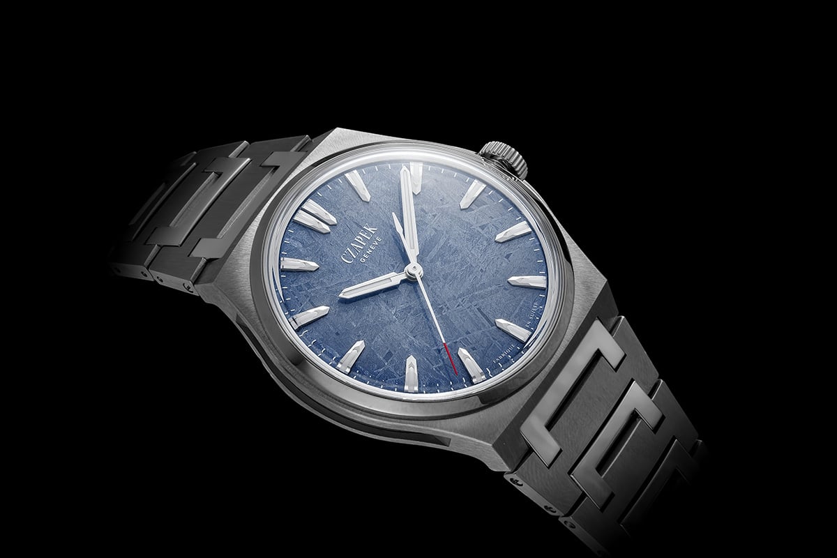 Czapek Antarctique Frozen Meteor 40.5mm: Zifferblattansicht Uhr