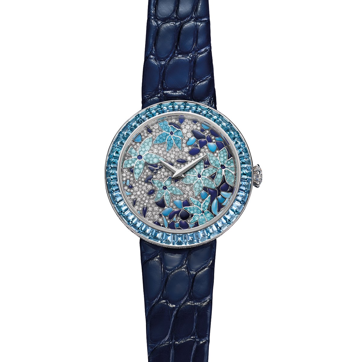 Tiffany & Co. Eternity Enamel Clematis Watch