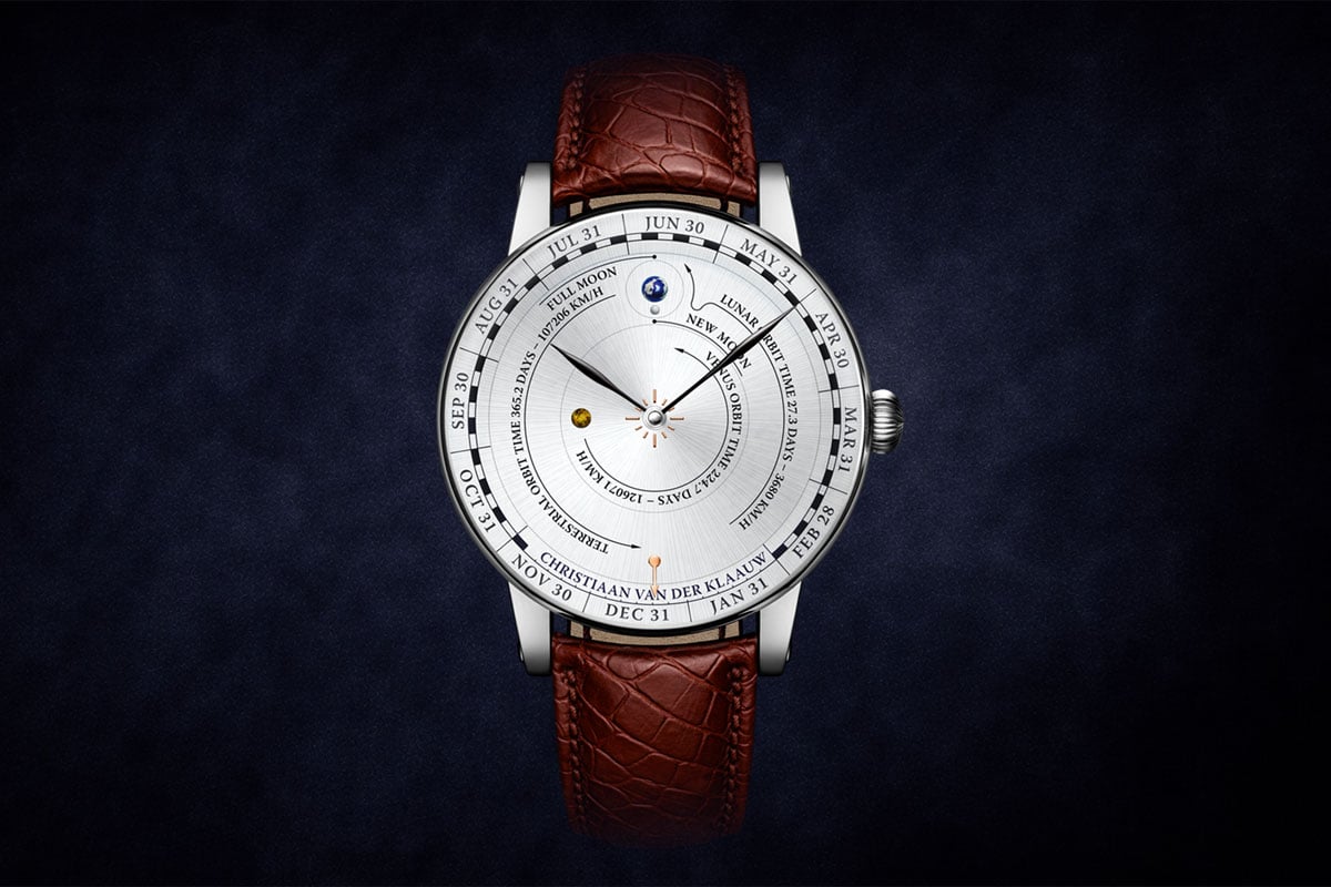 Christiaan van der Klaauw: Venus Annual Calendar in Edelstahl