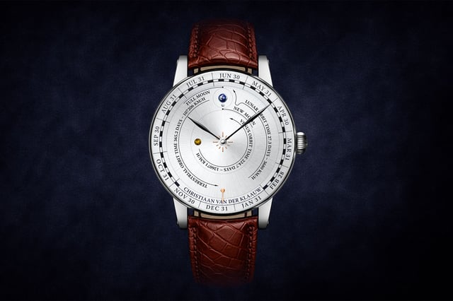 Christiaan van der Klaauw: Venus Annual Calendar in Edelstahl