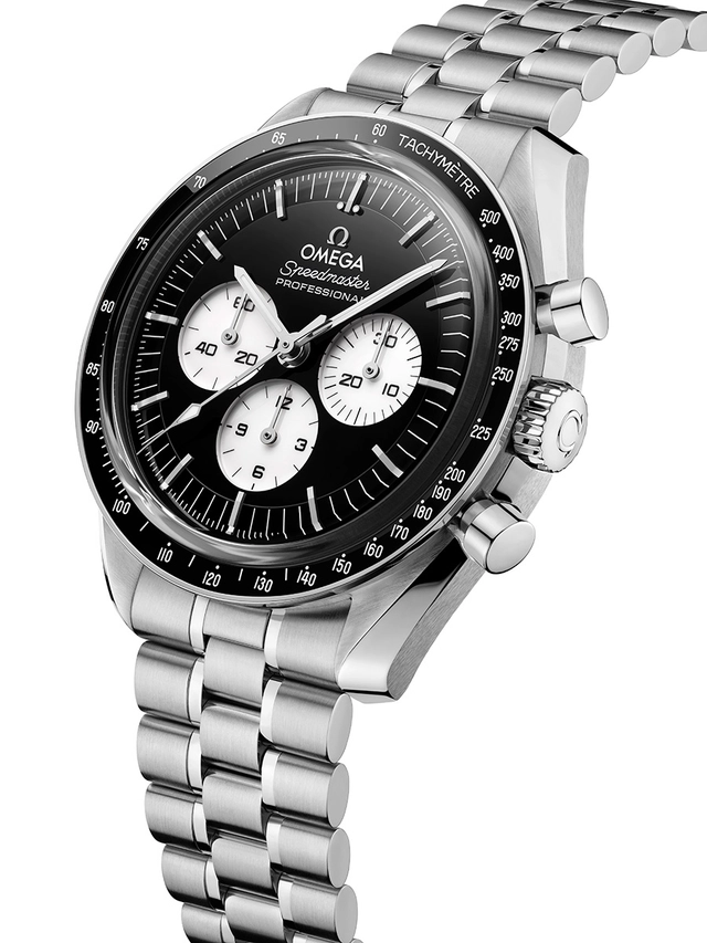 Omega: Speedmaster Moonwatch Black and White, 310.30.42.50.01, Profil