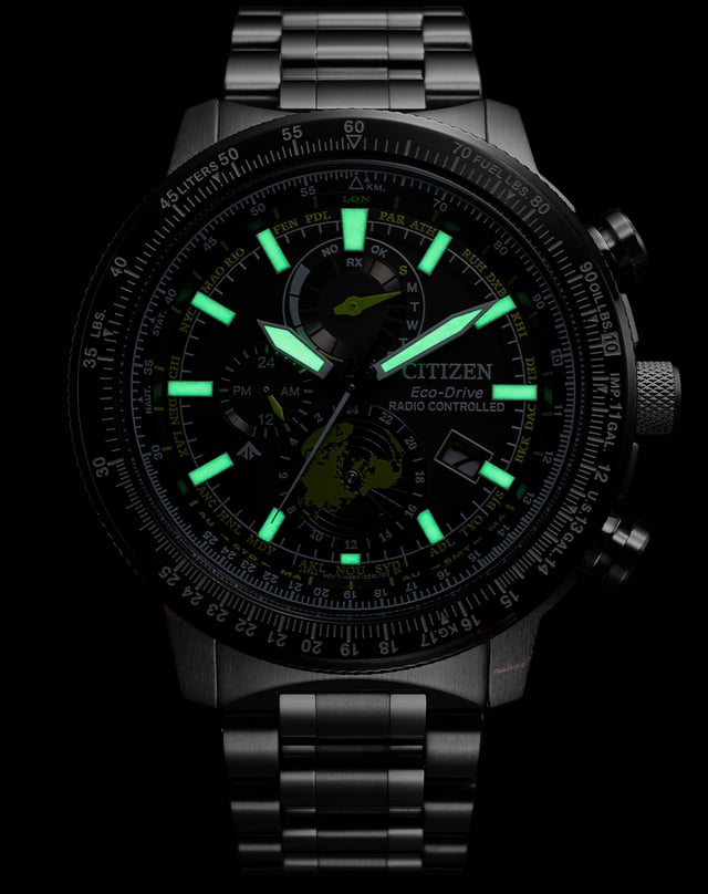 Leicht zu sehen, einfach zu nutzen - Zifferblatt der Promaster Eco-Drive Geo Trekker
