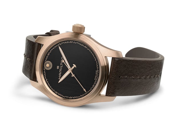 Hamilton Khaki Field Auto The Odyssey Limited Edition, schwarze Uhr mit Bronzegehäuse