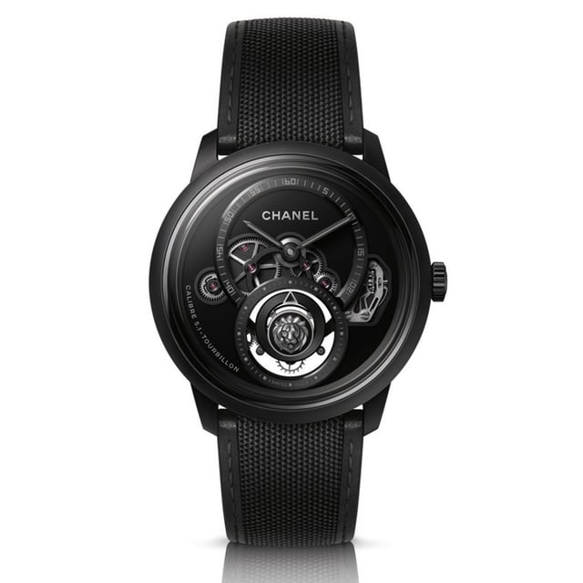 Chanel Monsieur Lion Tourbillon Black Edition