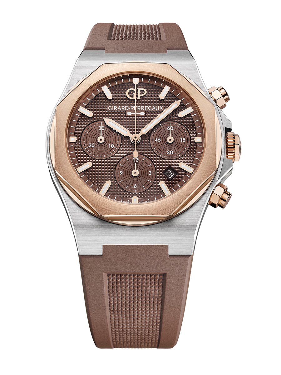 Girard-Perregaux Laureato Chronograph, Frontansicht Uhr