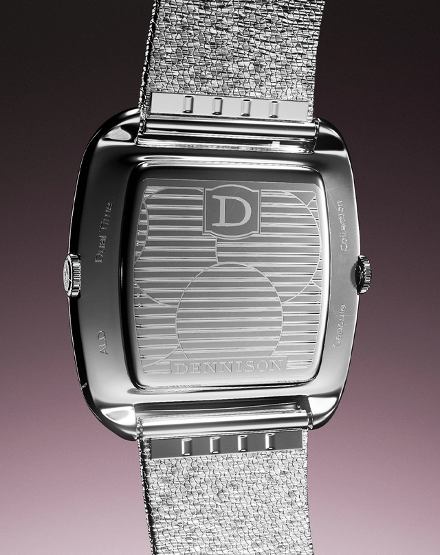 Dennison – ALD Dual Time Capsule Collection II, elegante Uhr mit zwei Zeitanzeigen