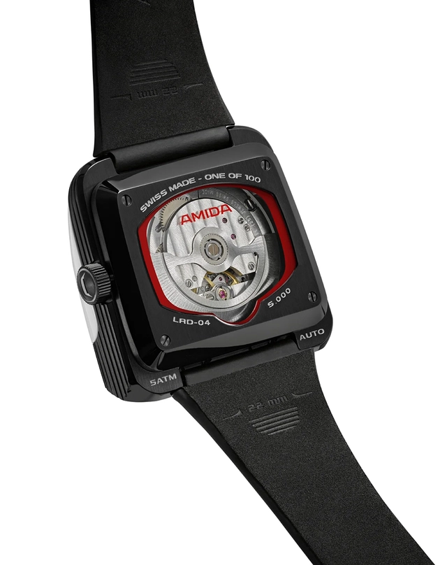 Amida – Digitrend NASA Edition, Automatikuhr mit ungewöhnlichem Design und Scheibenanzeige