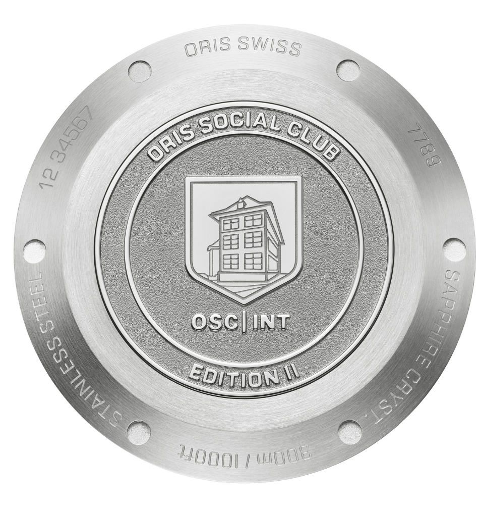 Oris – Social Club Edition II, robuste Edelstahluhr mit Automatikkaliber