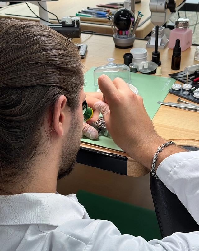 Einblicke in die Tiefen einer Service-Uhr