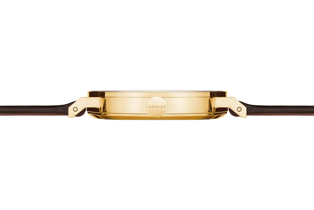 Ultraflach: Die Tangente Gold neomatik ist nur 6,9 mm hoch.