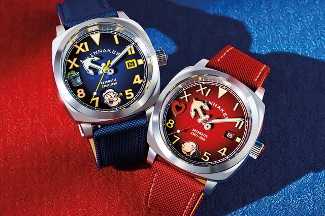 Spinnaker Hull California Automatic Popeye Sailors & Sweethearts Limited Edition, zwei Uhren